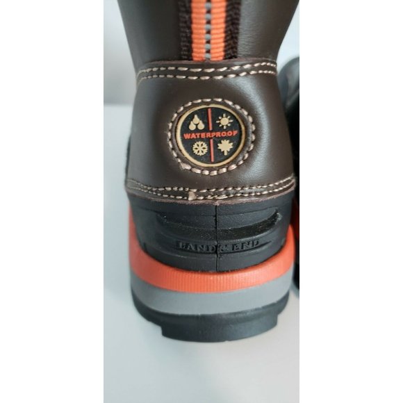 Lands End Womens 181974 Mid Calf Zip Front Insulated Snow Boot Size 7